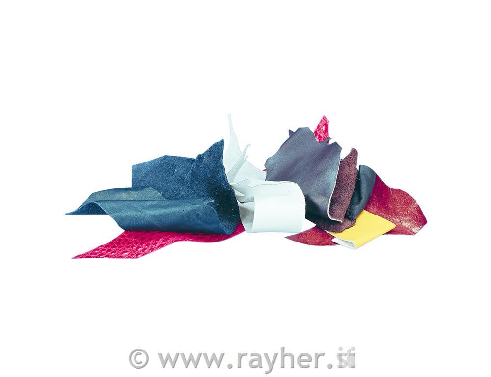 Usnjeni ostanki, 500 g, mešane barve