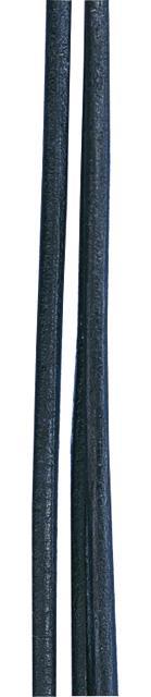 Usnjena vrvica, 1,5 mm, 100 cm, 2 kom., črna