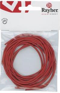 Round laces of goatskin, 1.5mmo, medium