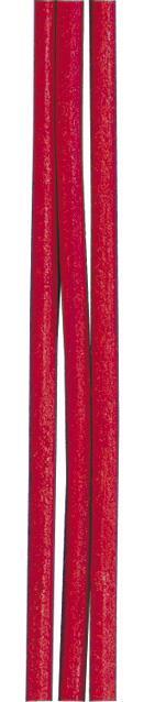 Round laces of goatskin, 1.5mmo, red, 10