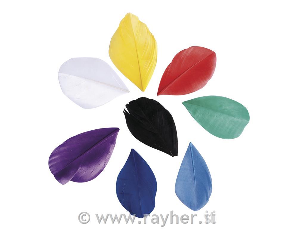 Perje, rezano, mešano, 5-6cm, 36 kos