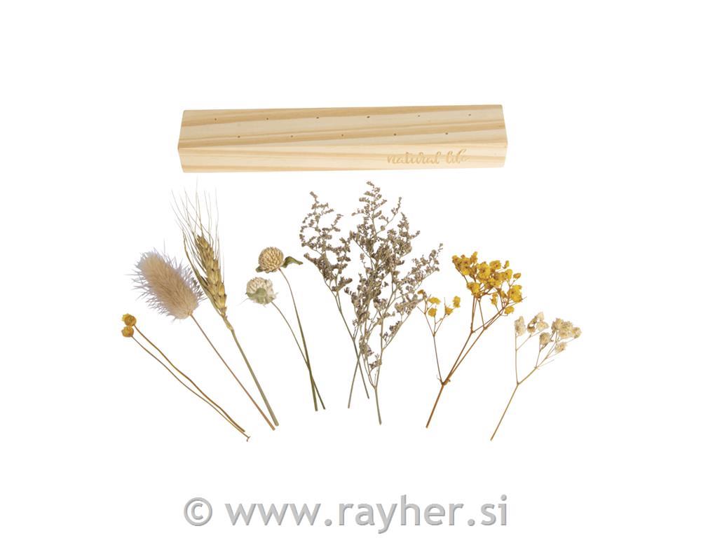 Ustvarjalni set, Suho cvetje na stojalu