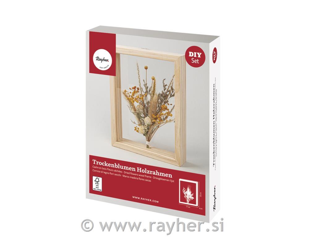 Ustvarjalni set, Suho cvetje v okvirju