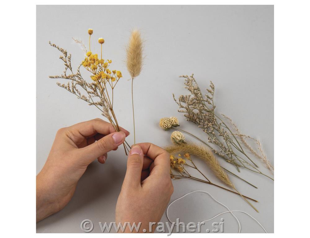 Ustvarjalni set, Suho cvetje v okvirju