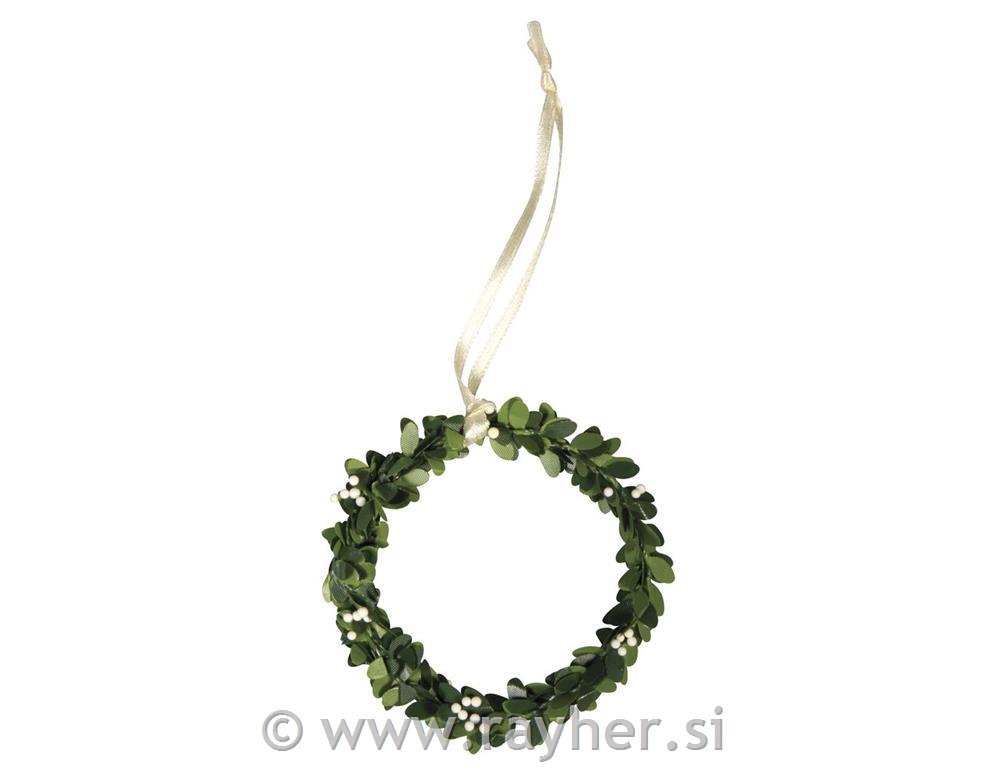 Box wreath w. hanger, 7.5cm o, tab-bag 4