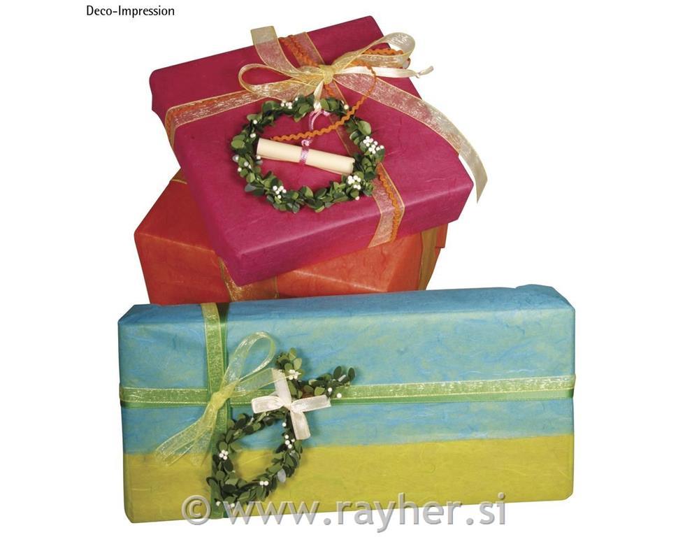 Box wreath w. hanger, 7.5cm o, tab-bag 4