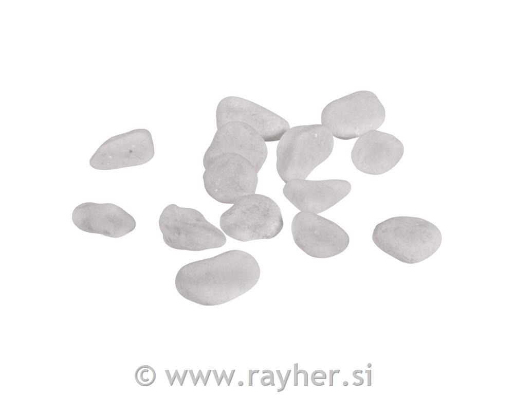 Pebbles, net 1 kg, white