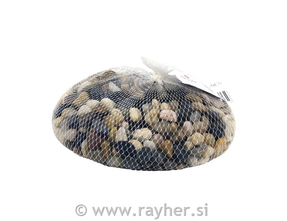 Pebbles, net 1 kg, medium brown
