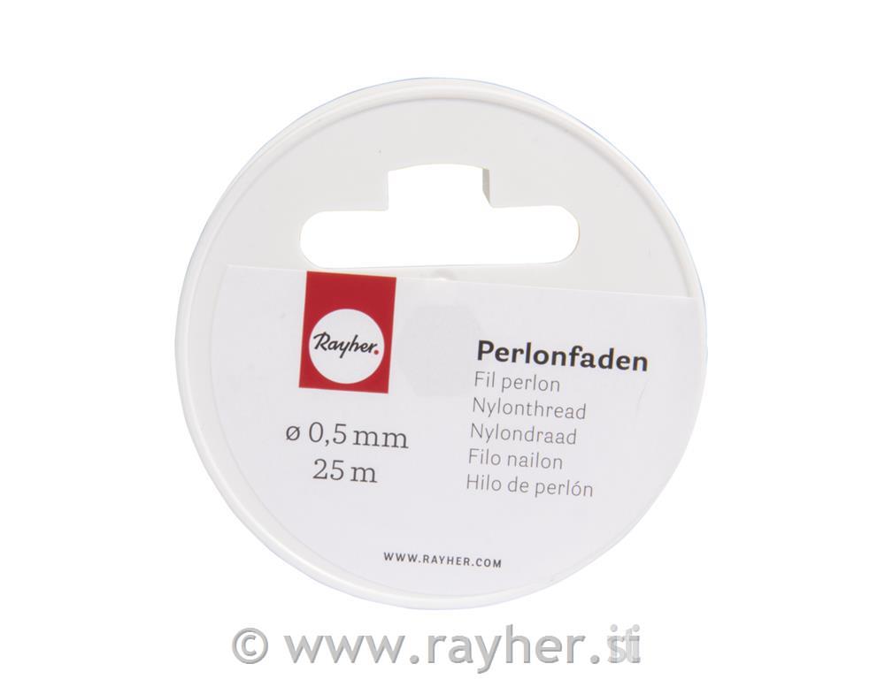 Nylon thread, in a box, roll 25 m, 0,5 m