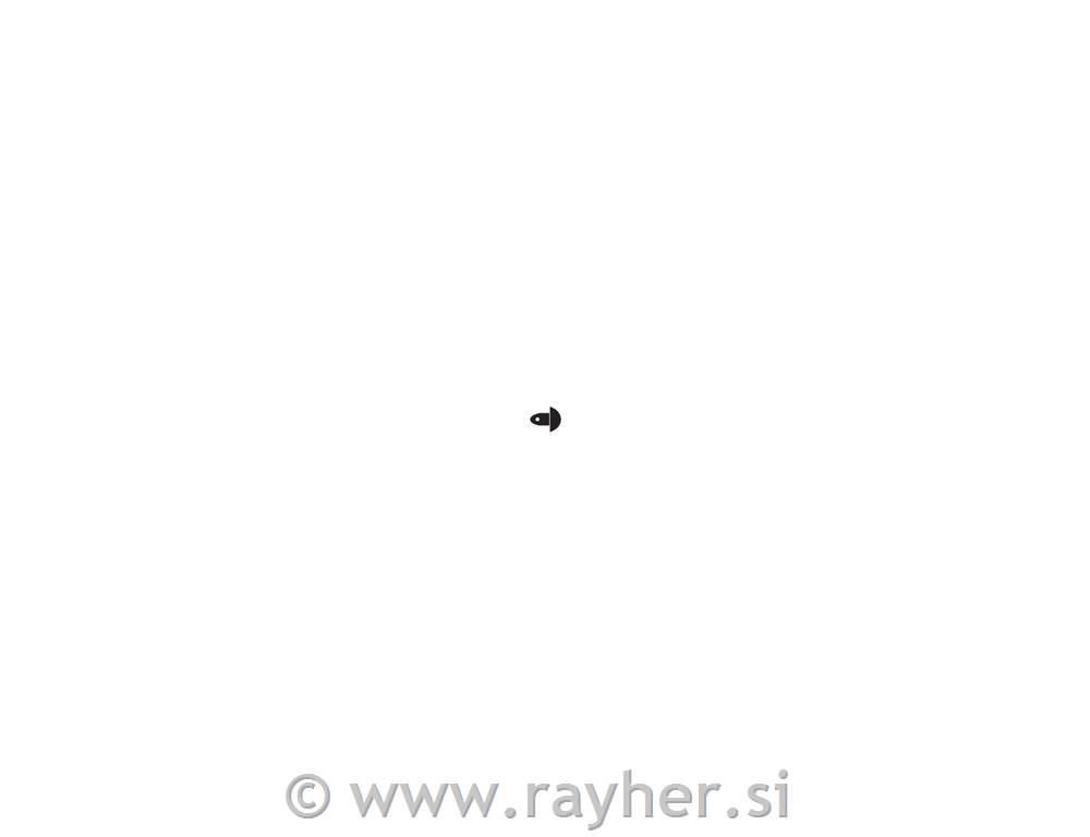 Plastic cats' eyes, green/black, 10 mm o