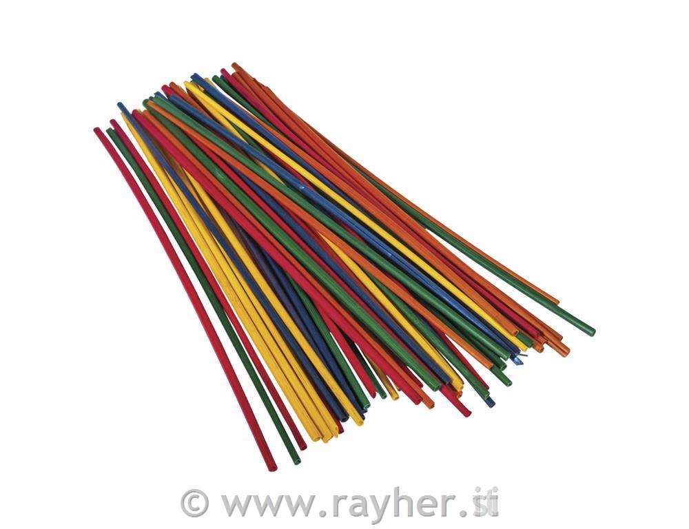 Blades of straw, 22 cm long, bag 50 stra