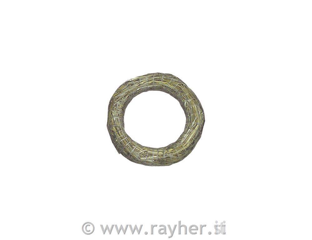 Venec iz slame, naraven, 20 cm