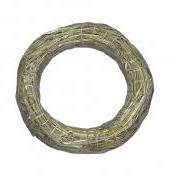 Venec iz slame, naraven, 35 cm