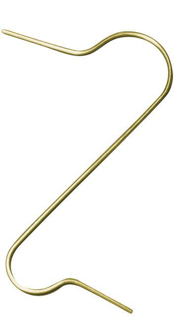 Zanke iz žice za krogle, zlate, 50 kom.