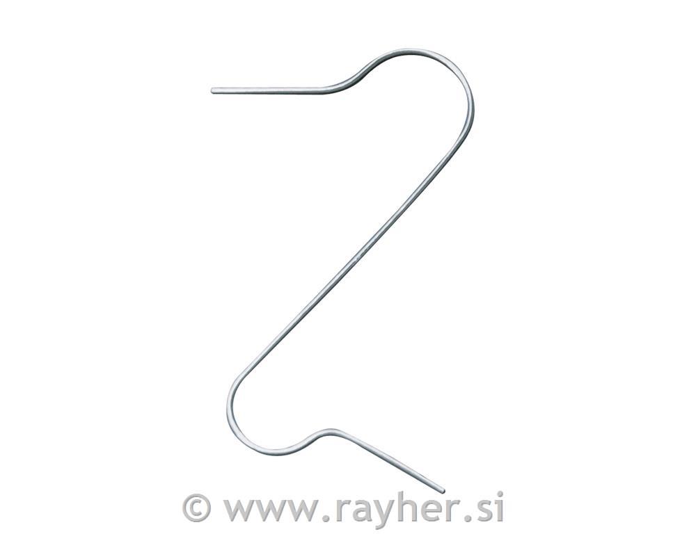 Ball-hanger, platinum, tap-bag. 50 pc