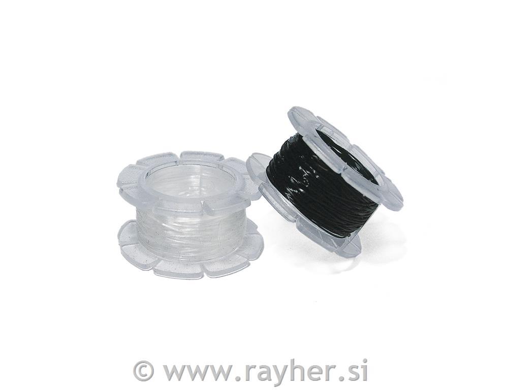 Laks elastičen, kristalen, 0,5 mm, 5 m