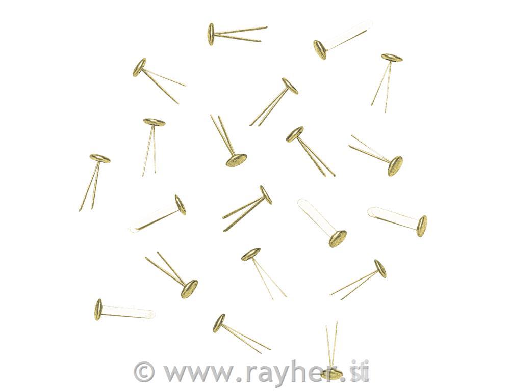 Razcepki, zlati, 18 kom.