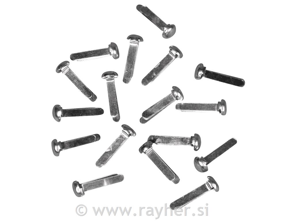 Razcepki, srebrni, 18 kom.