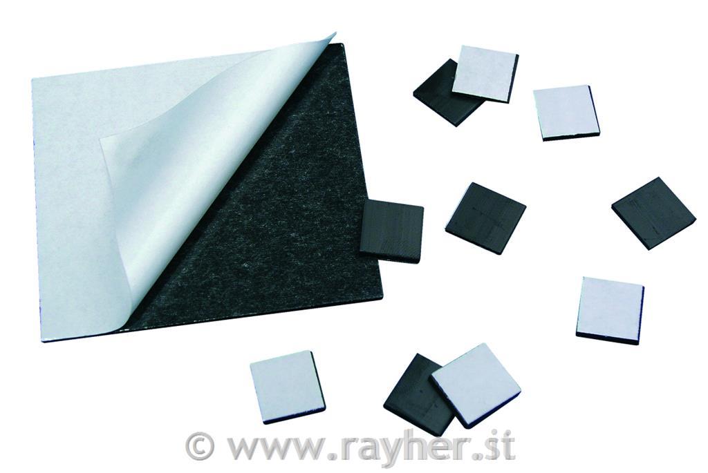 Magnetna folija, 15x15mm, 2 mm , samolepilna