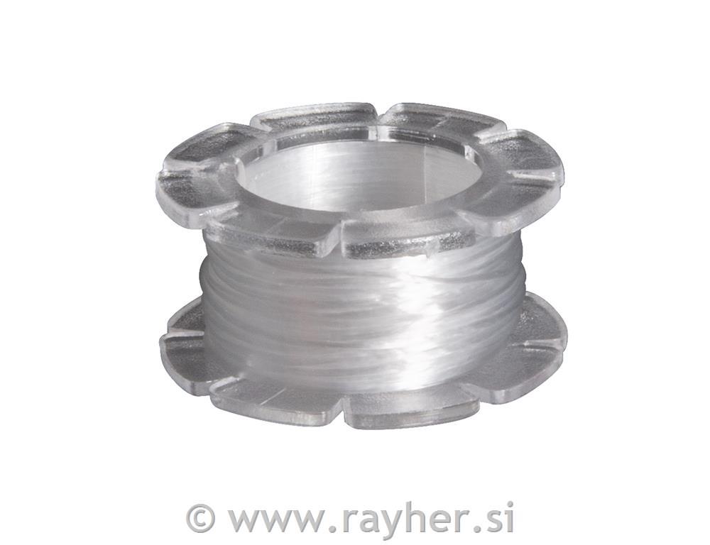 Elastični laks, kristalen, 0,8 mm, 5 m