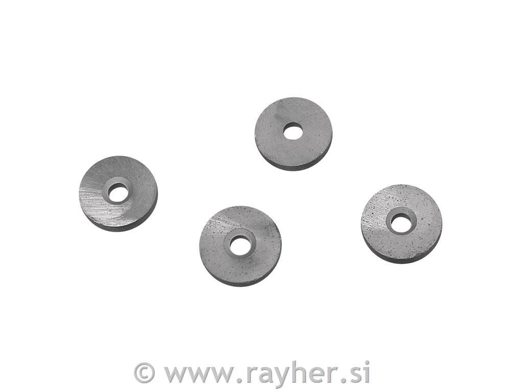 Magneti z luknjo, 20 mm o, debelina 5 mm, 5 kom.