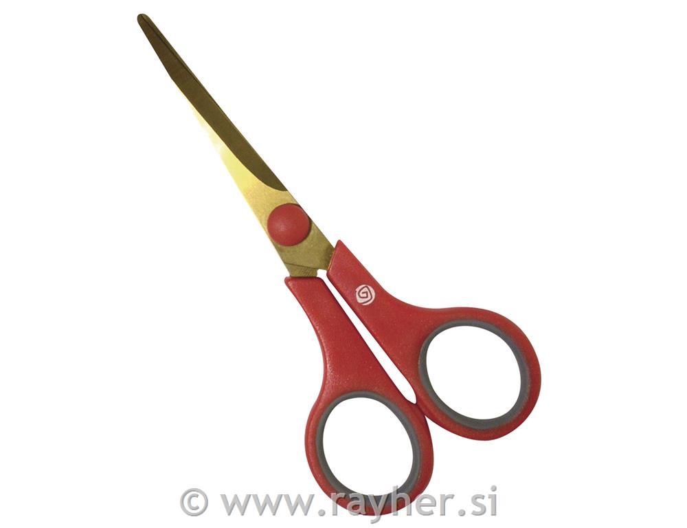 Škarje iz titana, 14 cm, 1 kom.