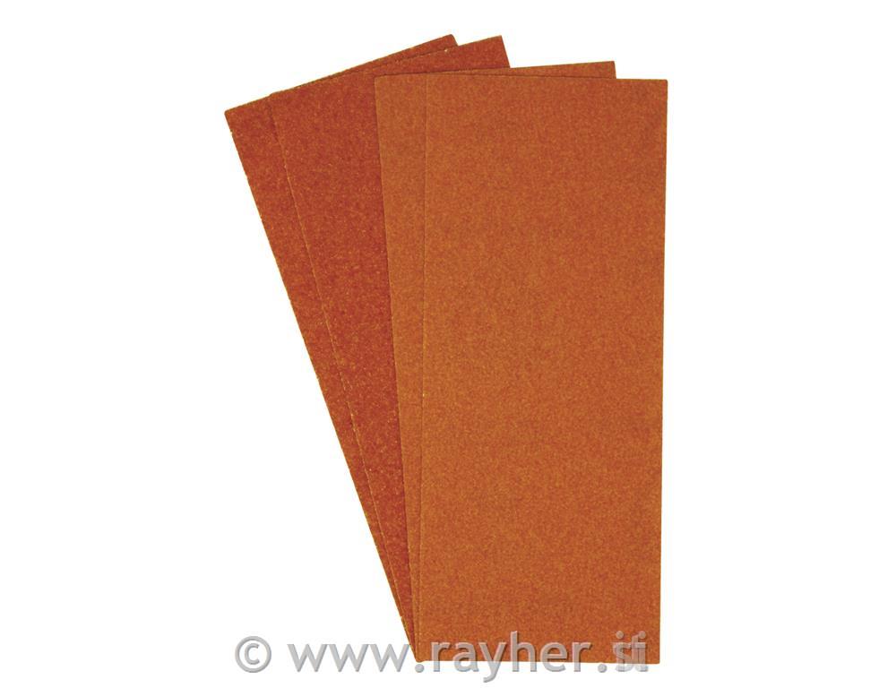Brusni papir set, granulacija 40+60, 115x280 mm, 4 kom.