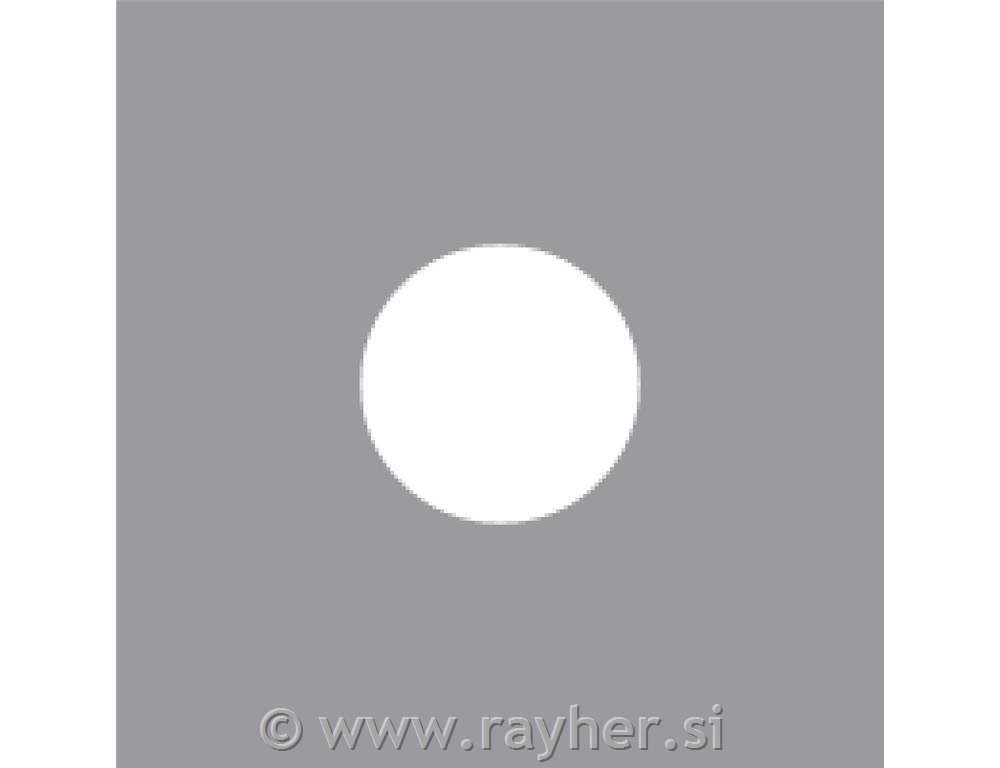 Luknjač: krog, o 2,54 cm, (1")