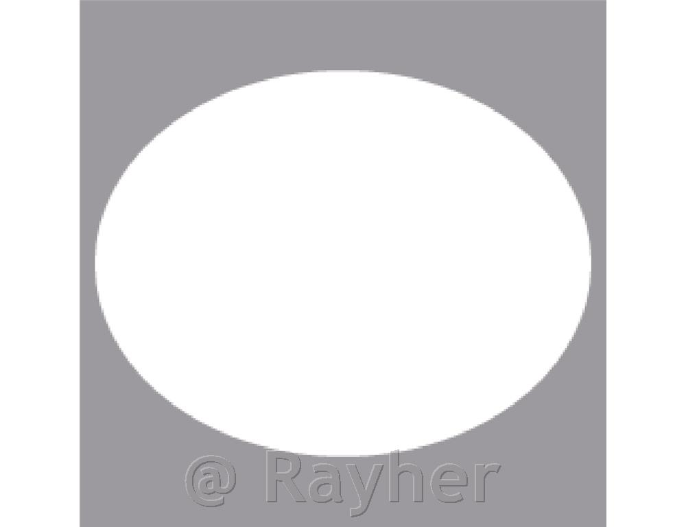 Luknjač: oval, širina: 8 cm, (3")