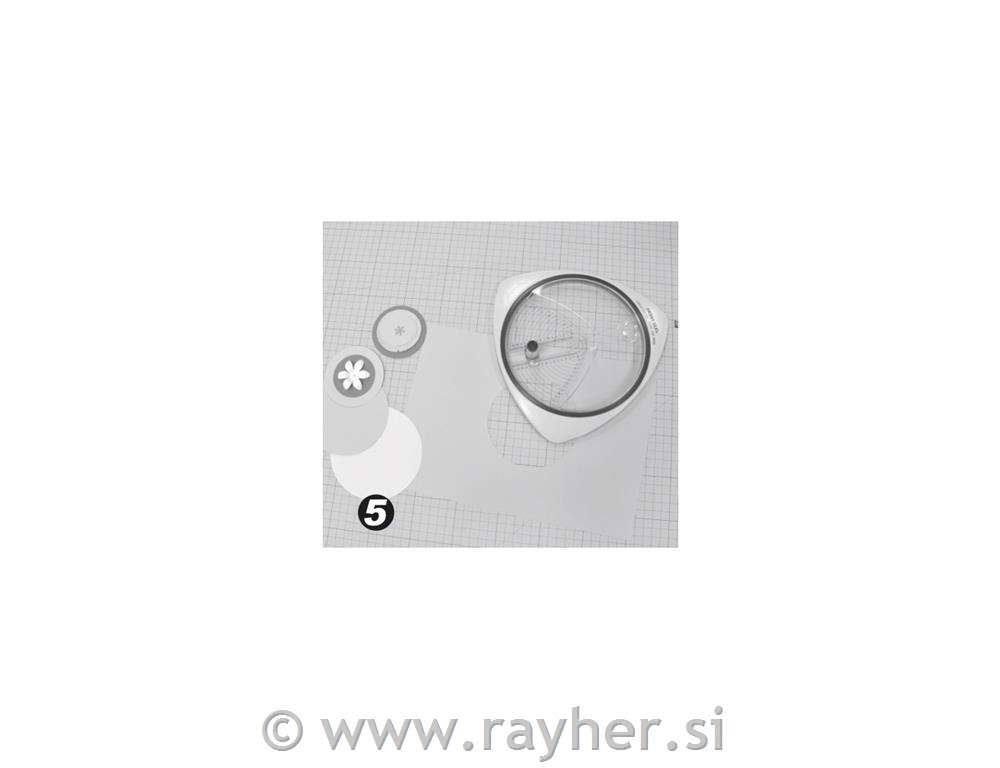 Circle cutter o2.4cm-o15.3cm, w. 3 repla