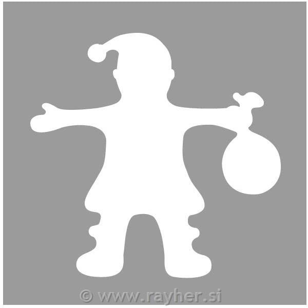 Motive puncher: Santa, 3.81cm o, (1 1/2"