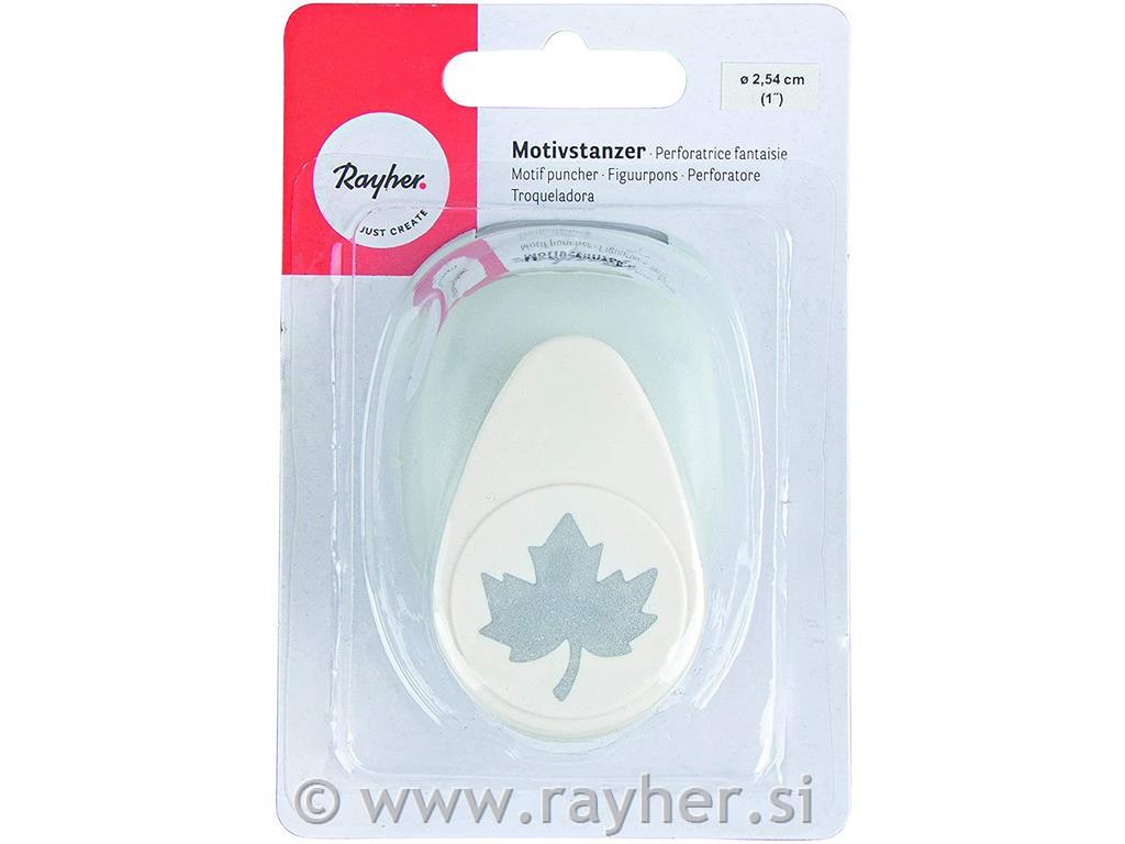 Luknjač, javorjev list, 2,54cm