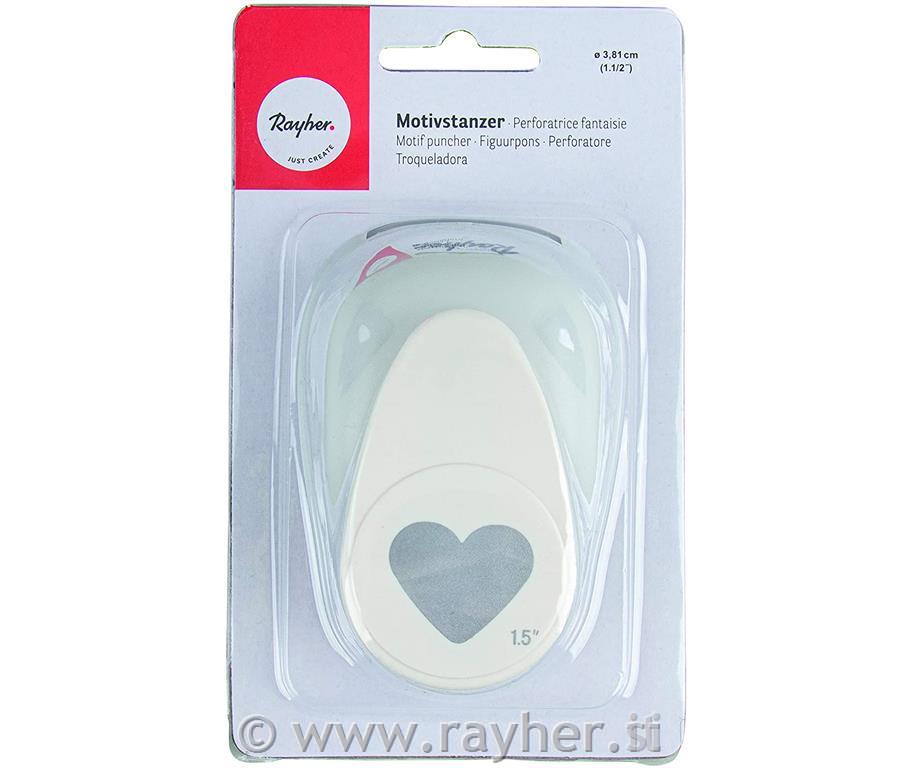 Luknjač, srce, 3,81cm