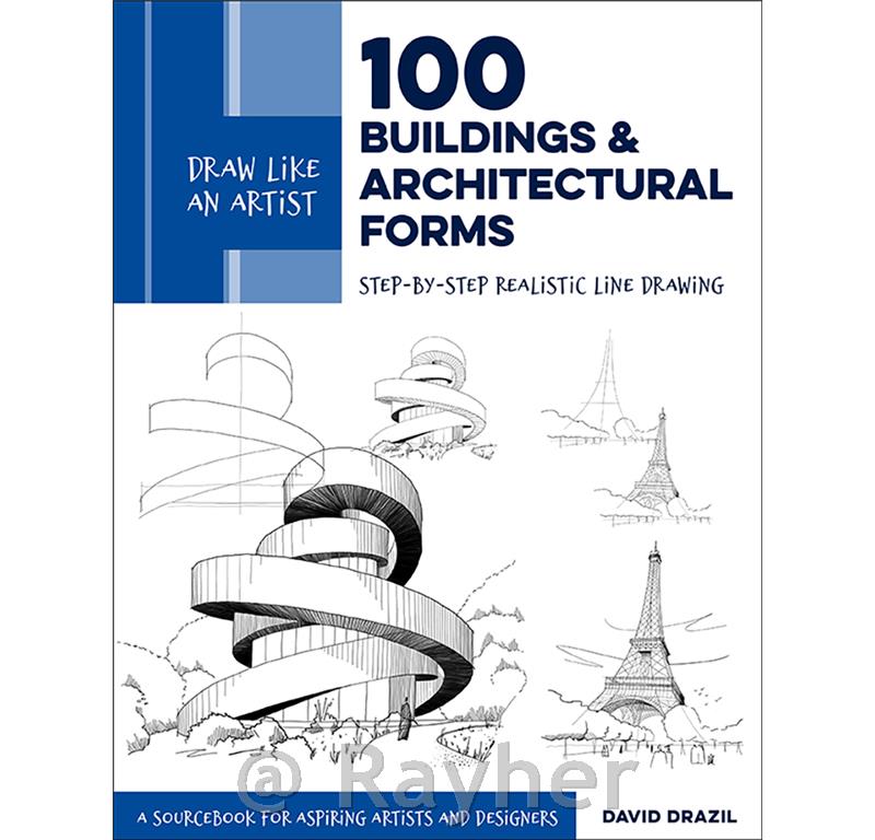 Book Draw Like an Artist: 100 Buildings& Architectural Forms
