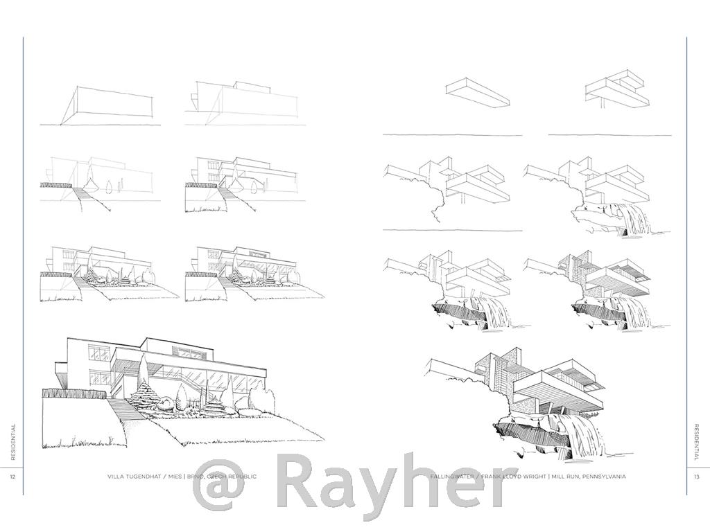 Book Draw Like an Artist: 100 Buildings& Architectural Forms