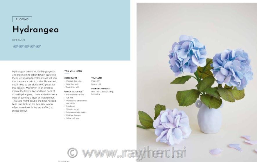 Knjiga Crepe Paper Blooms, Bugs & Butterflies