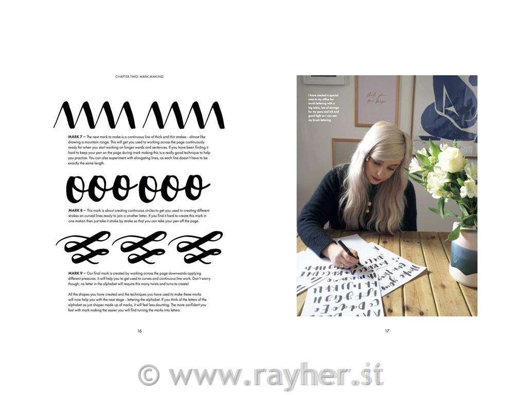 Knjiga Modern Brush Lettering