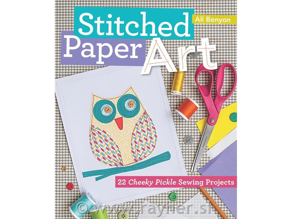 BOOK STITCHED PAPER ART