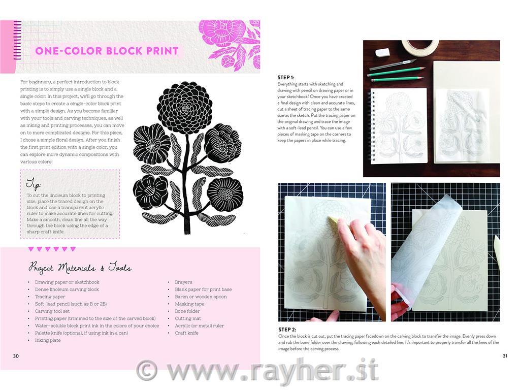 Knjiga Block Printing for Beginners