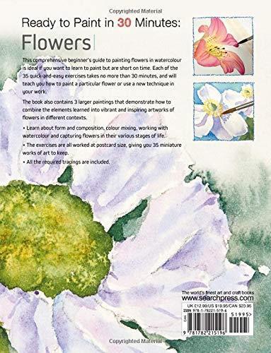 BOOK FLOWERS IN WATERCOLOUR