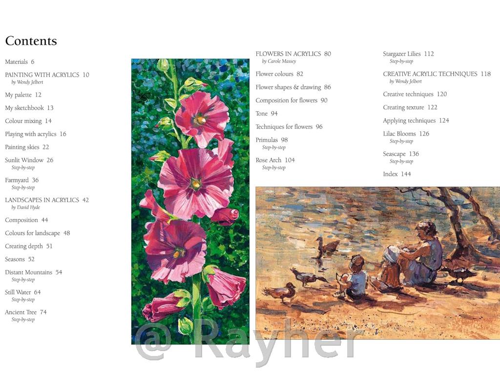 Knjiga Acrylic Painting Step by step