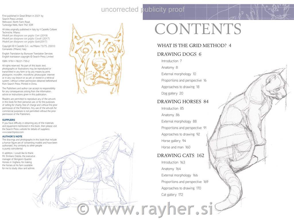 Knjiga Drawing Animals Using Grids