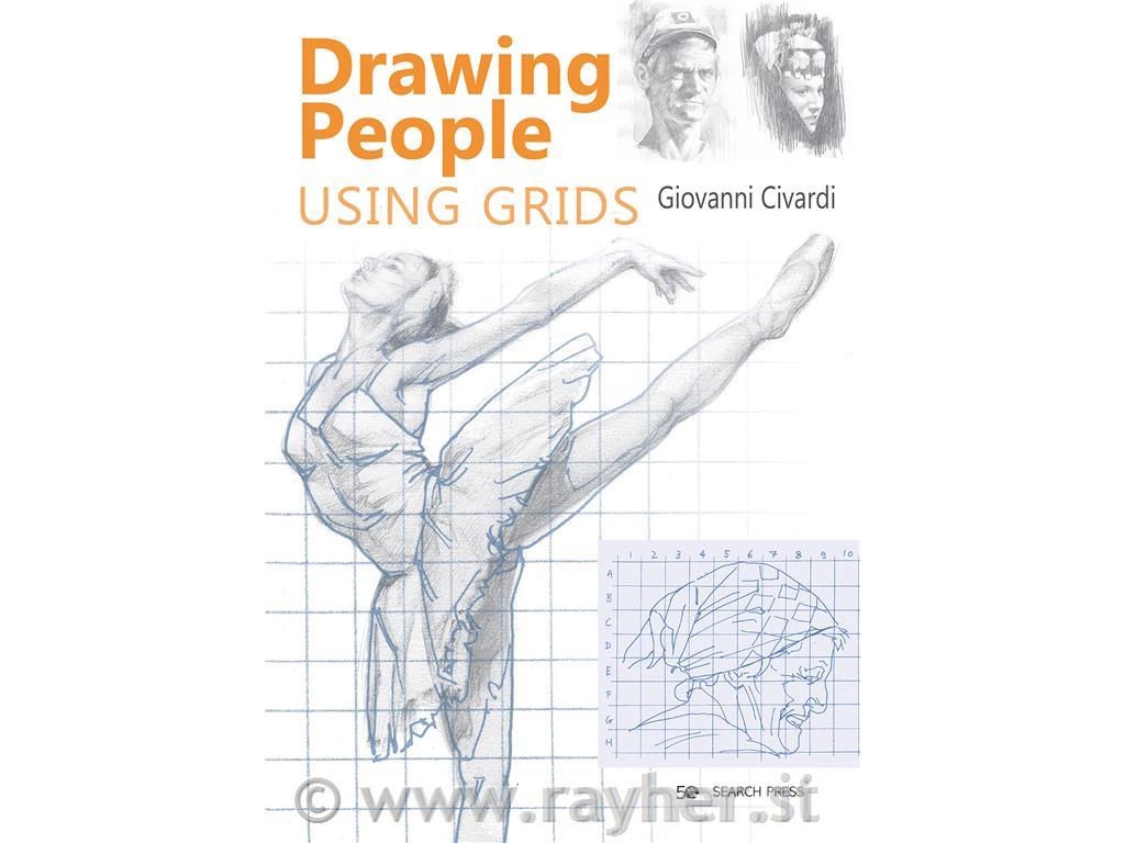 Book Drawing People Using Grids