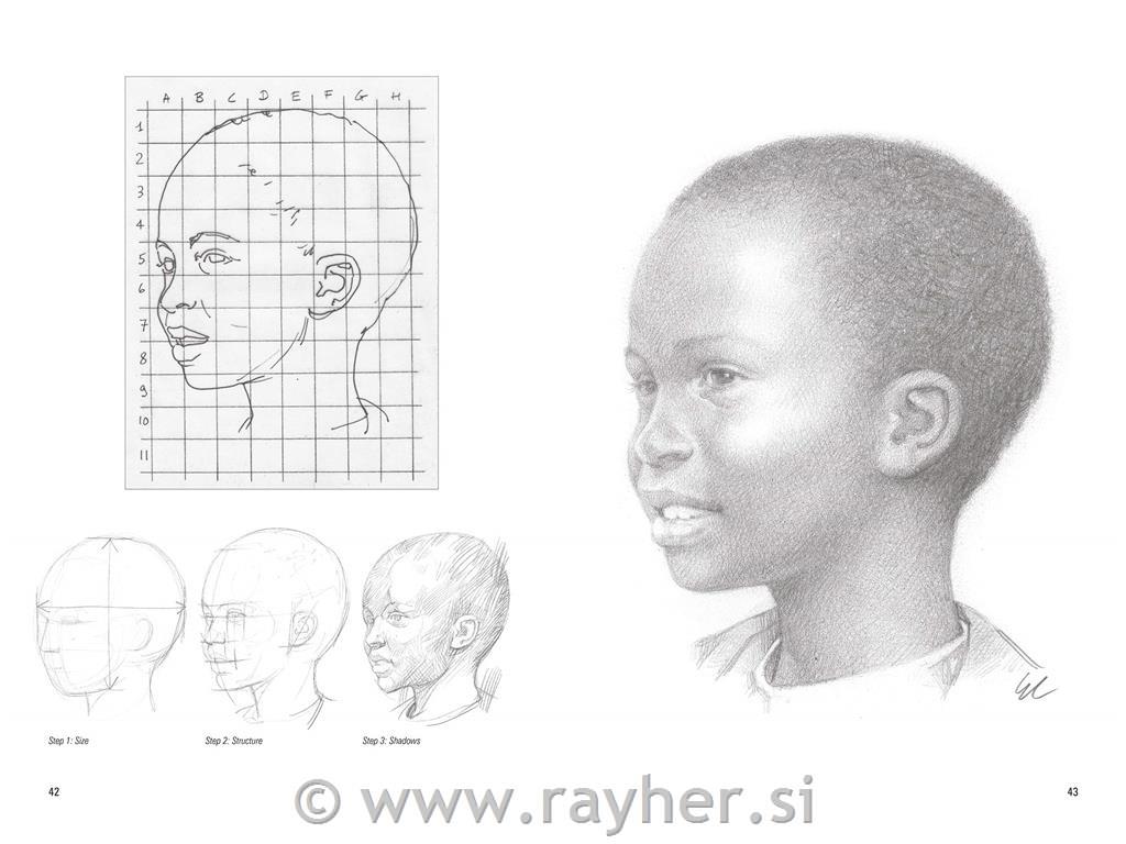 Book Drawing People Using Grids