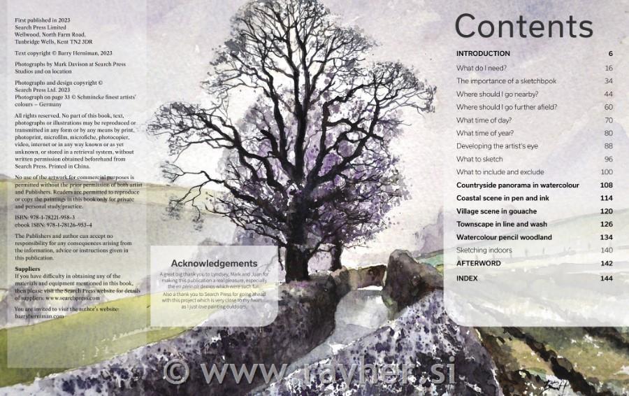 Knjiga Sketching Outdoors