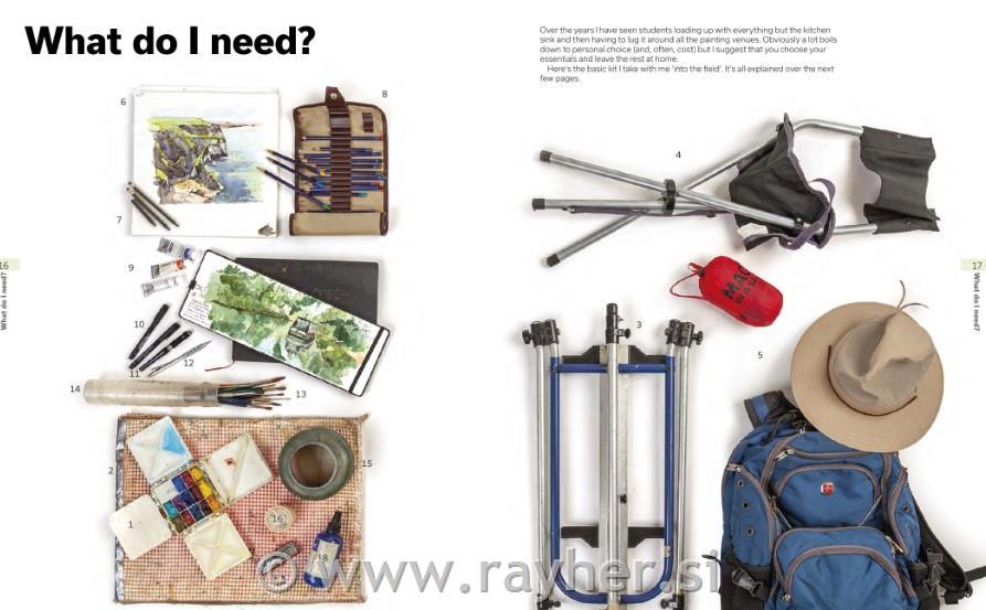 Knjiga Sketching Outdoors