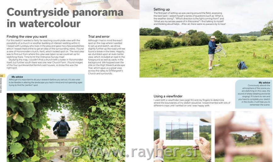 Knjiga Sketching Outdoors