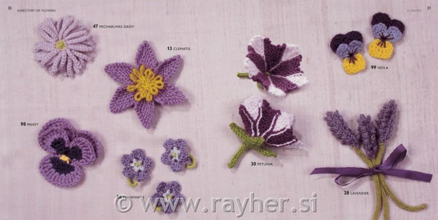 Knjiga 100 Flowers to Knit & Crochet