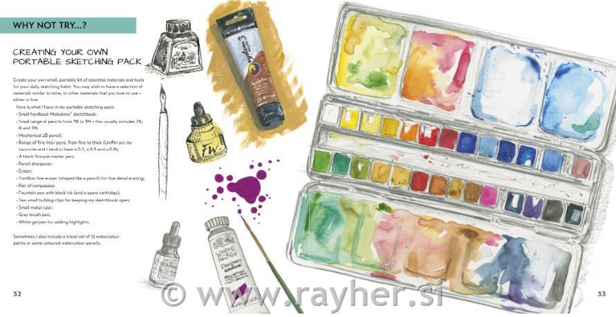 Knjiga Sketchbook Challenge