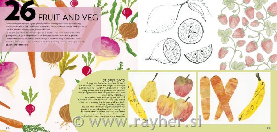 Knjiga Sketchbook Challenge